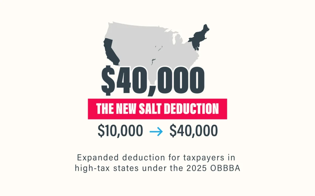 The New $40,000 SALT Deduction: How Taxpayers Can Save on Taxes Under the 2025 Tax Law