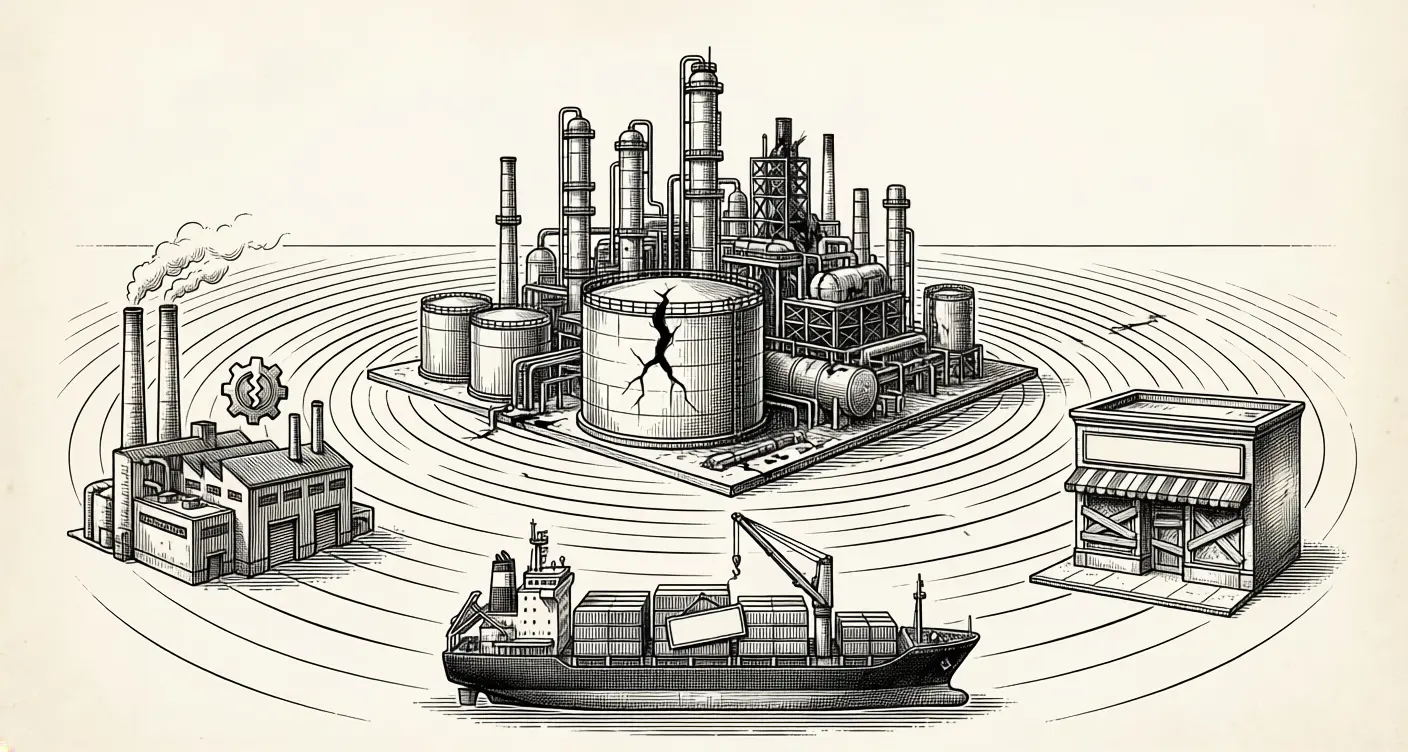 Illustration showing central banks holding rates steady amid global pressure.