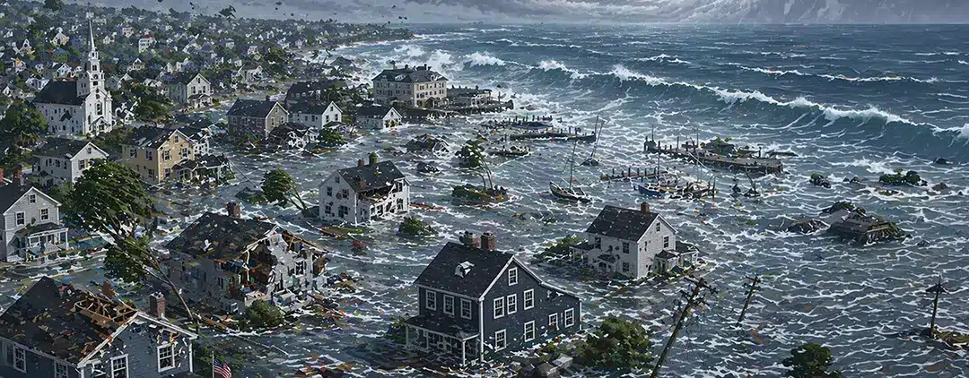 Illustration showing how reinsurance provides a second layer of protection for insurance companies