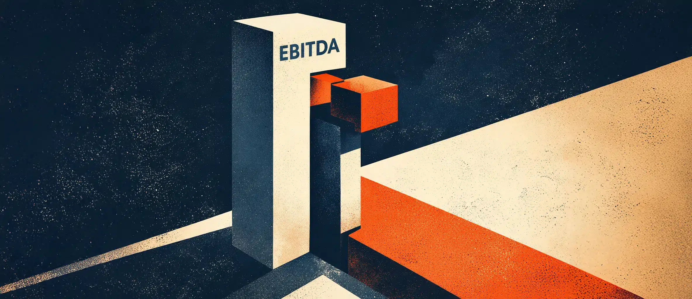 Illustration showing EBITDA being reduced by owner compensation adjustments